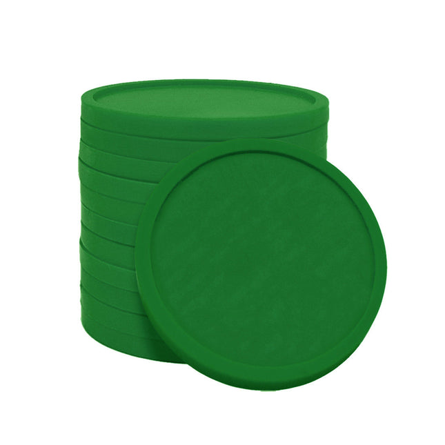 Jeton Vert foncé Ø29 mm - 100 pièces