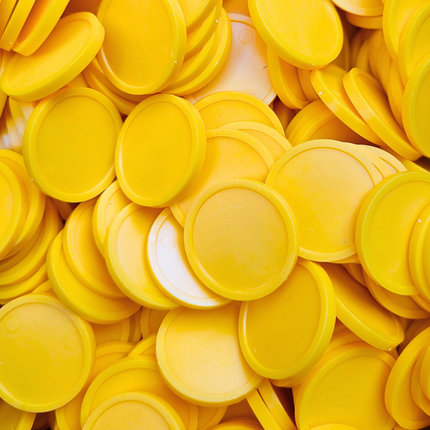 Échantillon : jetons pour monnayeur format 1,00 € - 2 pièces