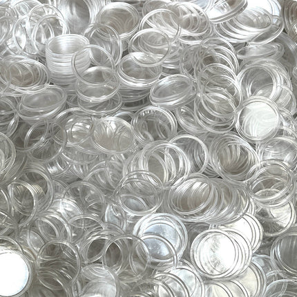 Jetons vierges transparents - Ø25 mm - 100 pièces