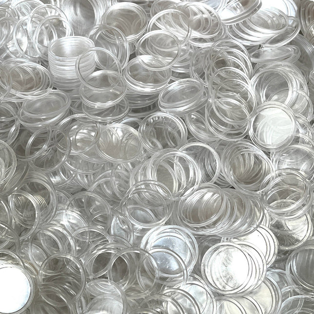 Jetons vierges transparents - Ø25 mm - 100 pièces