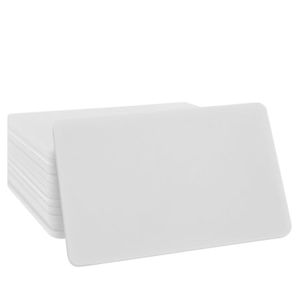 Jetons vierges rectangle - 64 x 42 mm - 100 pièces