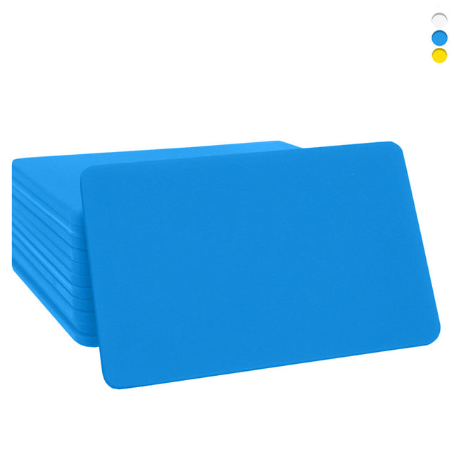 Jetons vierges rectangle - 65 x 43 mm - 100 pièces