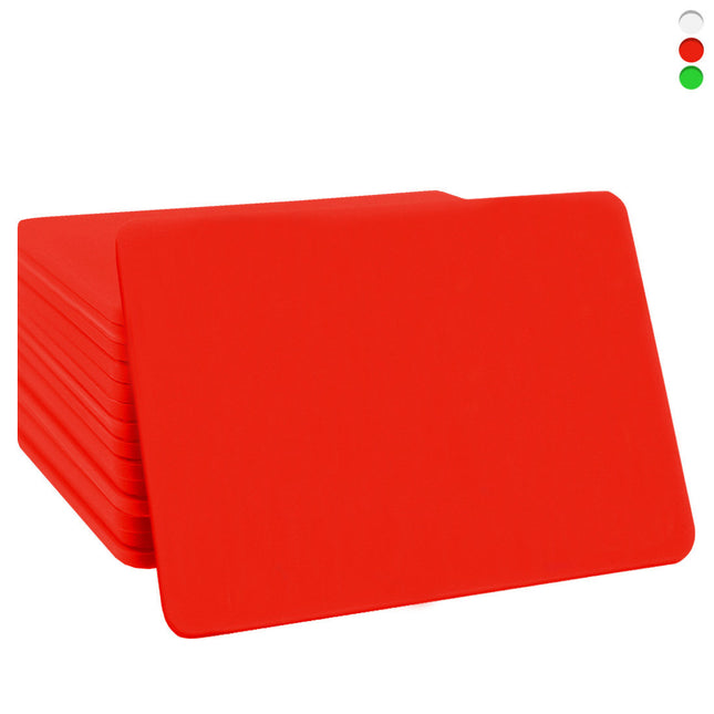 Jetons vierges rectangle - 85 x 55 mm - 100 pièces
