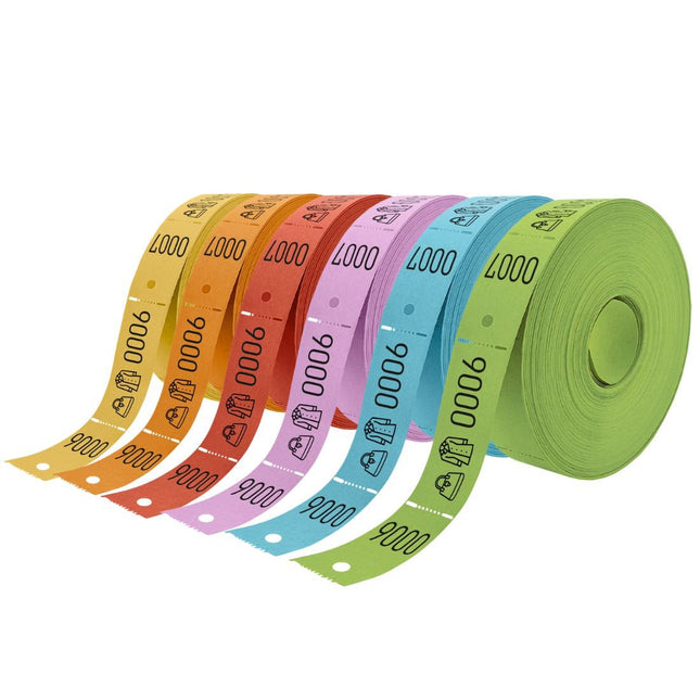 Tickets vestiaire sur rouleau - 500 tickets