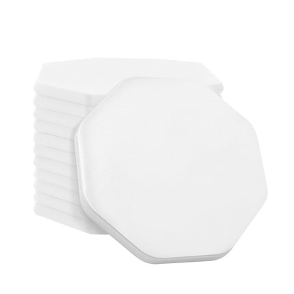 Jetons vierges octogone - 38 x 38 mm - 100 pièces