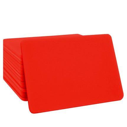 Jetons vierges rectangle - 85 x 55 mm - 100 pièces