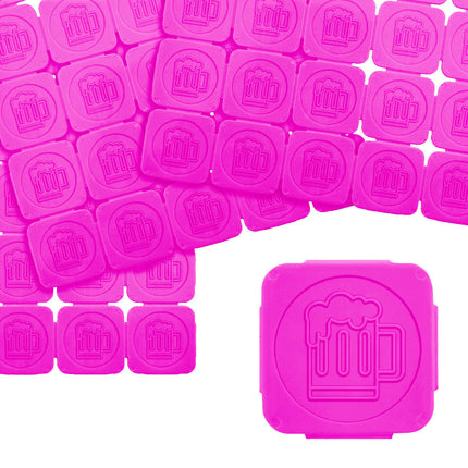 Jetons événementiels séparables avec chope de bière en relief - 1000 pièces