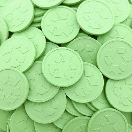 Jetons pour buvette recyclé en relief - Ø29 mm - 250 pièces