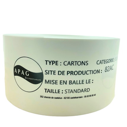 Étiquettes à boucle Giant personnalisées - 381 x 75 mm - 100 étiquettes