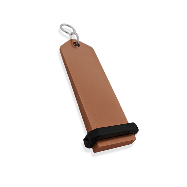 Porte-clés hôtel Boomerang bronze personnalisé - aluminium -  30 x 100 mm - par pièce