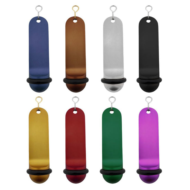 Porte-clés hôtel Big Classic - aluminium - 105 x 30 mm - par pièce