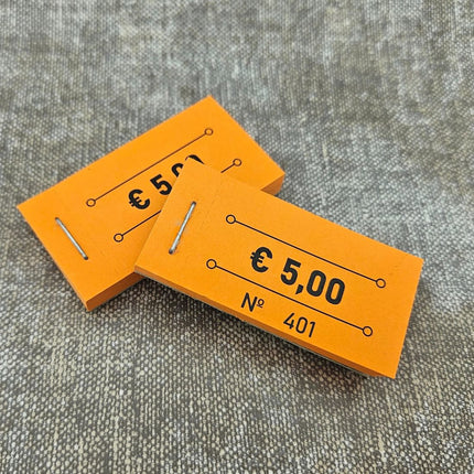 Carnet de tickets 5,00 € - 50 tickets