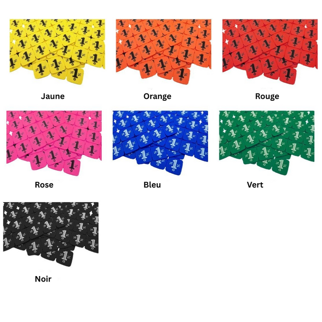 Jetons événementiels séparables en plastique recyclé - 1000 pièces