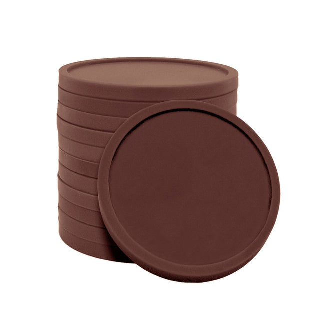 Jeton Marron Ø29 mm - 100 pièces