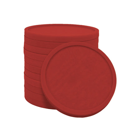 Jeton Rouge bordeaux Ø29 mm - 100 pièces
