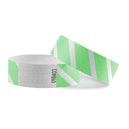 Bracelets Tyvek© rayés - 100 bracelets