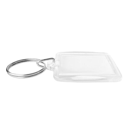 Porte-clés plexiglas carré - 40 x 40 mm - par pièce