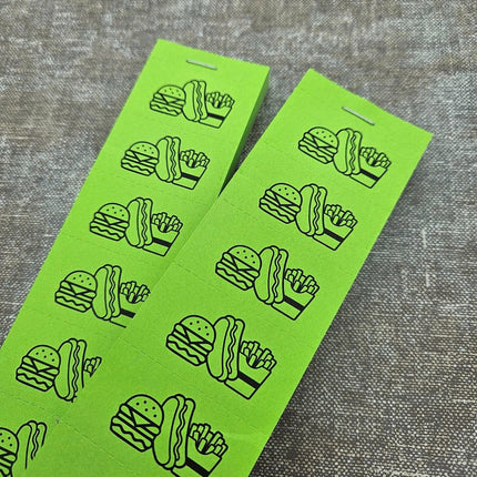 Carnet de tickets repas sur bande - 1000 tickets