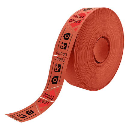 Tickets d'entrée personnalisés sur rouleau  - 57 x 30 mm - 1000 tickets