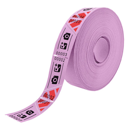 Tickets d'entrée personnalisés sur rouleau  - 57 x 30 mm - 1000 tickets