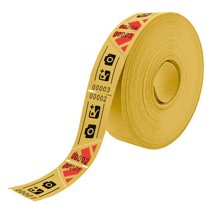 Tickets d'entrée personnalisés sur rouleau  - 57 x 30 mm - 1000 tickets