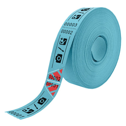 Tickets d'entrée personnalisés sur rouleau  - 80 x 30 mm - 1000 tickets