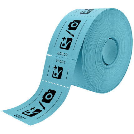 Tickets d'entrée personnalisés sur rouleau  - 114 x 60 mm - 1000 tickets