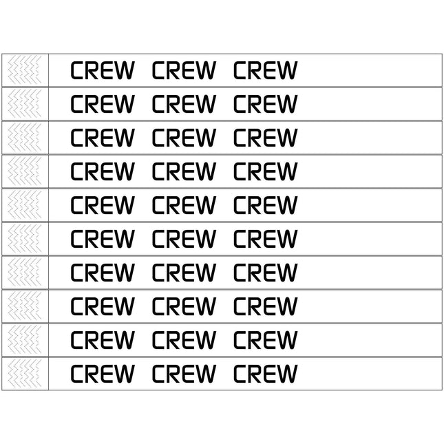 Bracelets Crew Tyrex - 100 bracelets