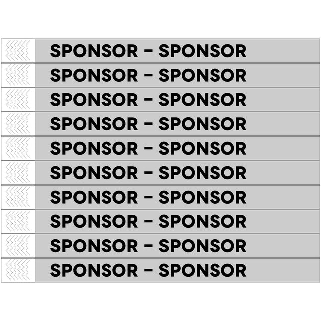 Bracelets Sponsor Tyrex - 100 bracelets