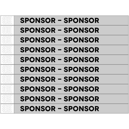 Bracelets Sponsor Tyrex - 100 bracelets