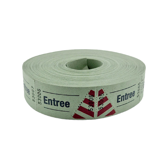 Ticket entrée sur rouleau - 1000 tickets