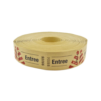 Ticket entrée sur rouleau - 1000 tickets