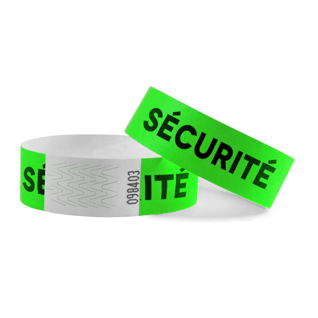 Bracelets Sécurité Tyrex - 100 bracelets