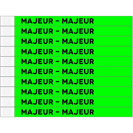 Bracelets Majeur Tyrex - 100 bracelets