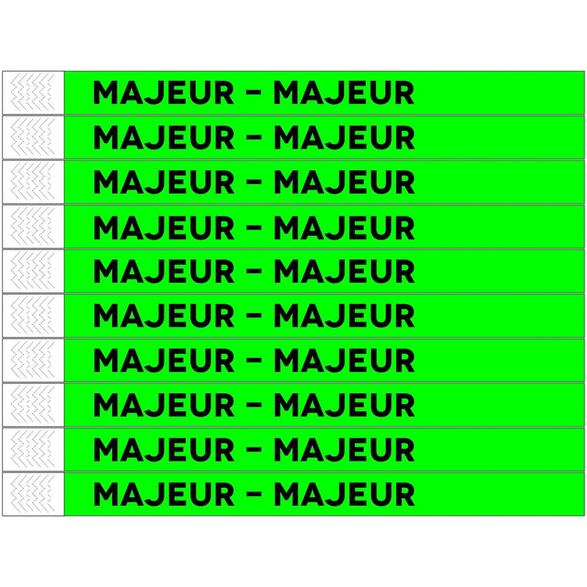 Bracelets Majeur Tyrex - 100 bracelets