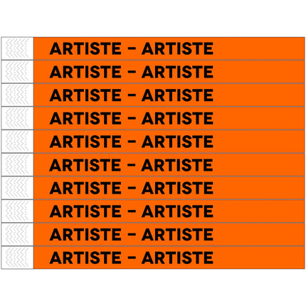 Bracelets Artiste Tyrex - 100 bracelets