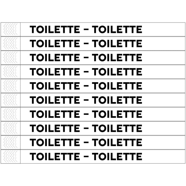 Bracelets Toilette Tyrex - 100 bracelets