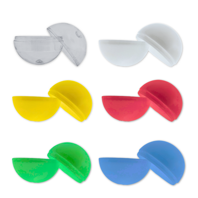 Boule de loterie en plastique Ø40 mm en plusieurs couleurs