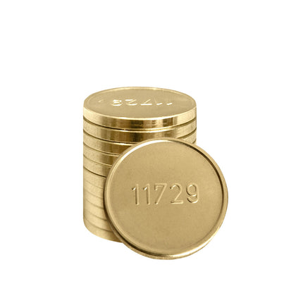 Jetons en laiton de référence Miele 11729 - 100 pièces