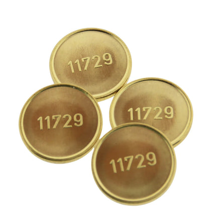 Jetons en laiton de référence Miele 11729 - 100 pièces