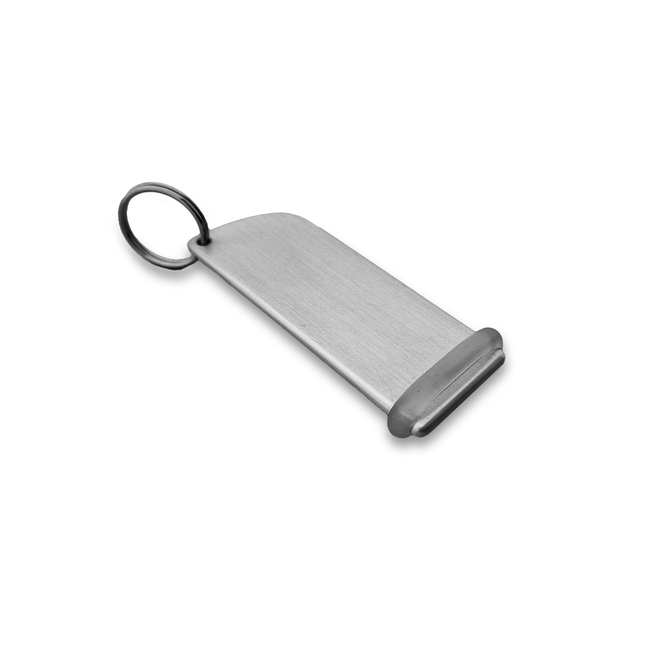 Porte-clés hôtel Révolution - aluminium  - 80 x 30 x 4 mm - par pièce
