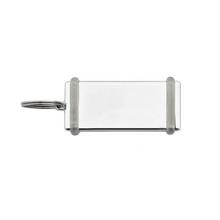 Porte-clés hôtel Bréda - aluminium - 77 x 34 x 5 mm - par pièce