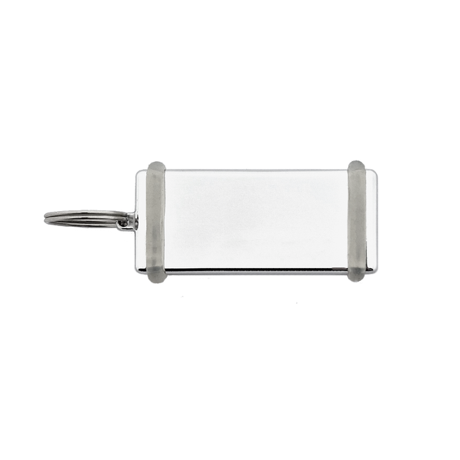 Porte-clés hôtel Bréda - aluminium - 77 x 34 x 5 mm - par pièce