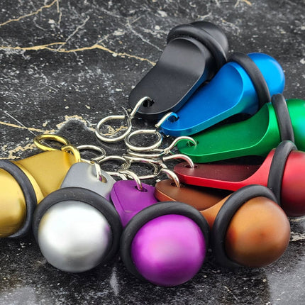 Porte-clés hôtel Mini Classic - aluminium - 60 x 25 mm - par pièce