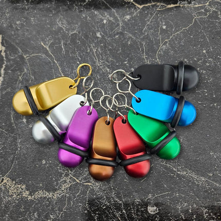 Porte-clés hôtel Mini Classic - aluminium - 60 x 25 mm - par pièce