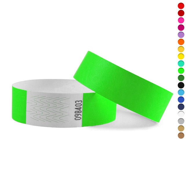 Bracelets Tyvek© en papier vierge - 100 bracelets