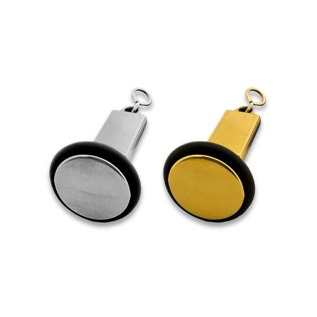 Porte-clés hôtel Empereur - aluminium - par pièce - 80 x 23 mm