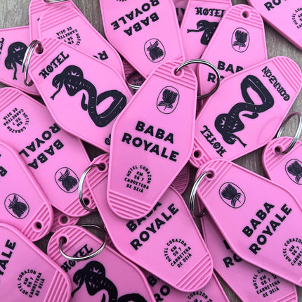 Porte-clés hôtel Hunter personnalisé - plastique - par pièce - 88 x 45 mm