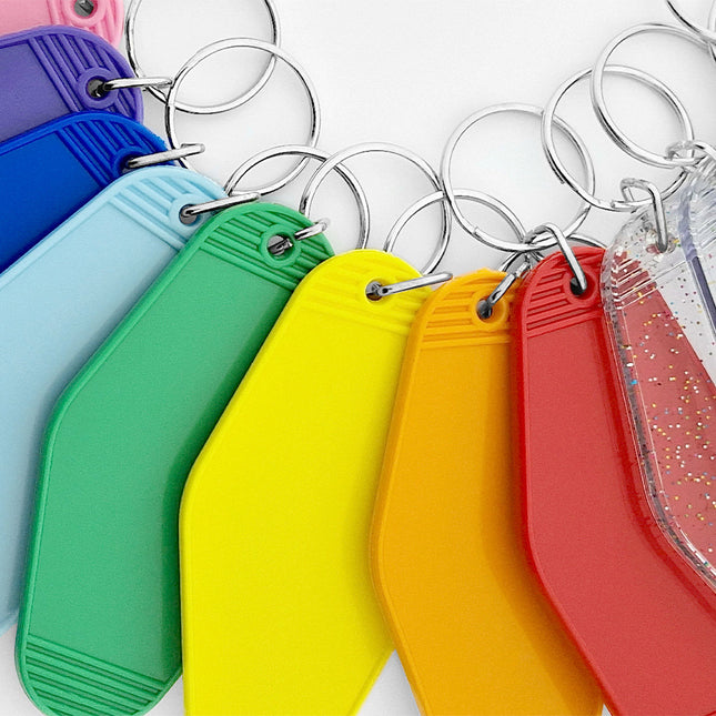 Porte-clés hôtel Hunter - plastique - par pièce - 88 x 45 mm