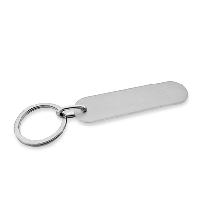 Porte-clés hôtel Victor Label - aluminium - 78 x 20 x 1,5 mm - par pièce